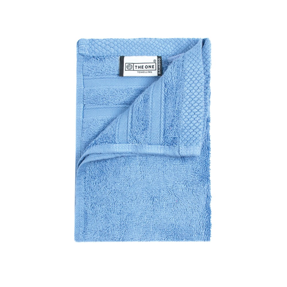 Bamboo Guest Towel - Aqua Azuur