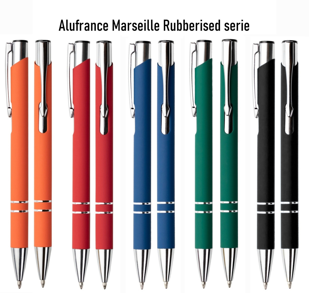 Aluminium balpen Marseille rubberised
