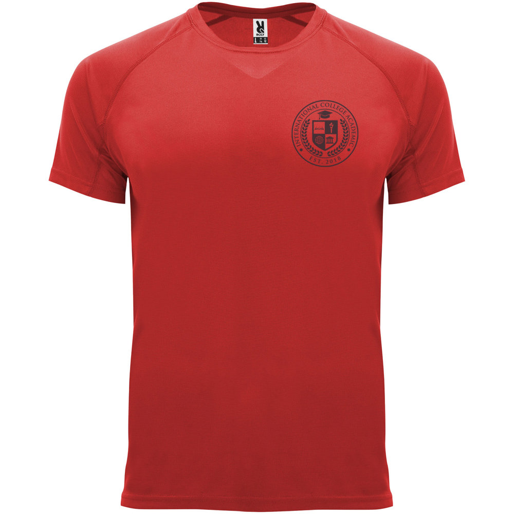 Bahrain 135 g/m² sportshirt met korte mouwen voor heren