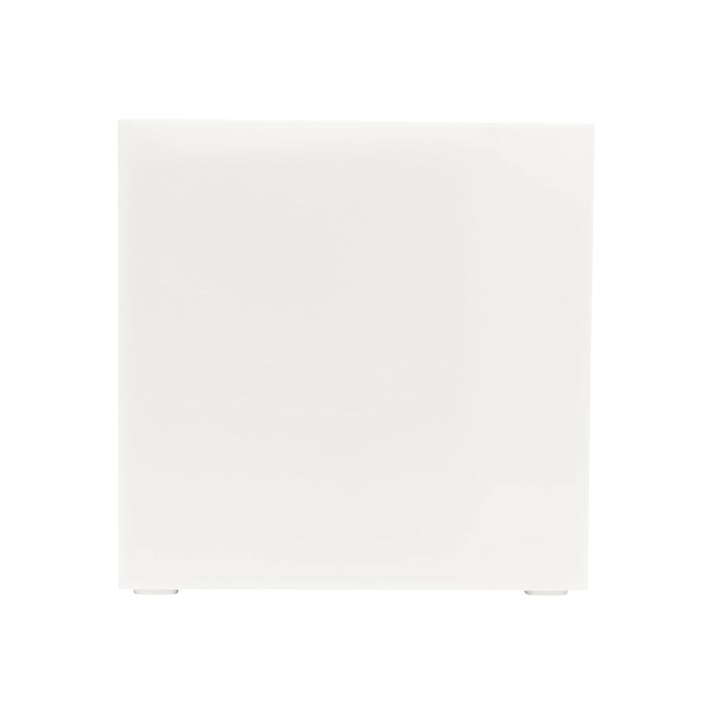 Papierkubus de luxe wit papier 10x10x10cm