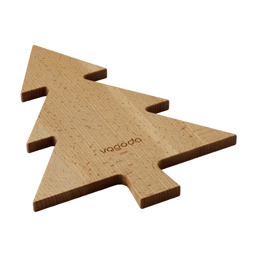 Bowls en Dishes - Puur Hout - Kerstboom serveerplank