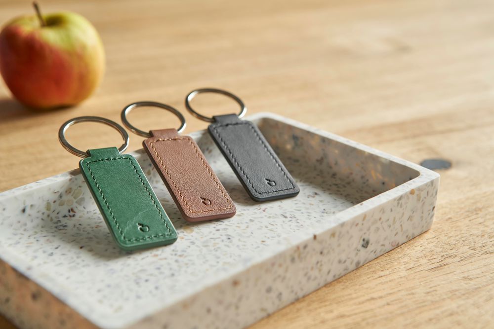 Sleutelhanger Sabrina | Appeleer en synthetisch leer