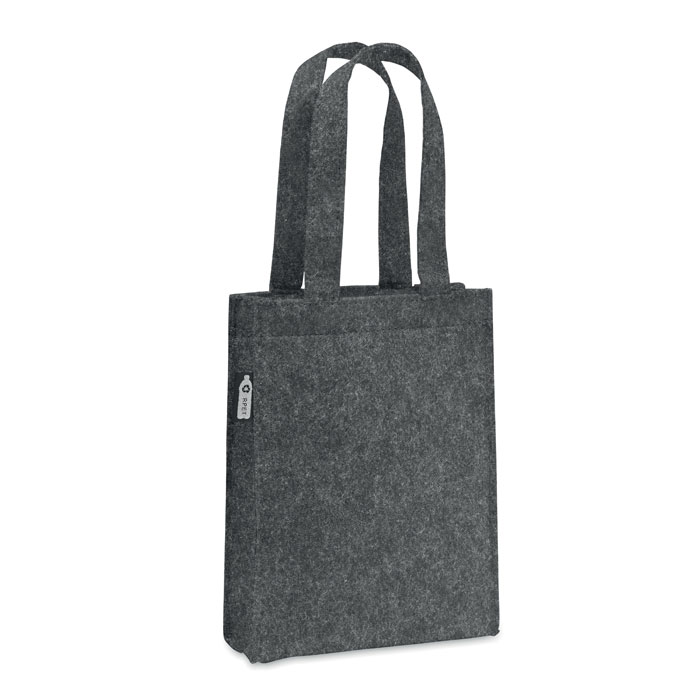 FELTOTE - Klein geschenktasje van RPET-vi - Steengrijs
