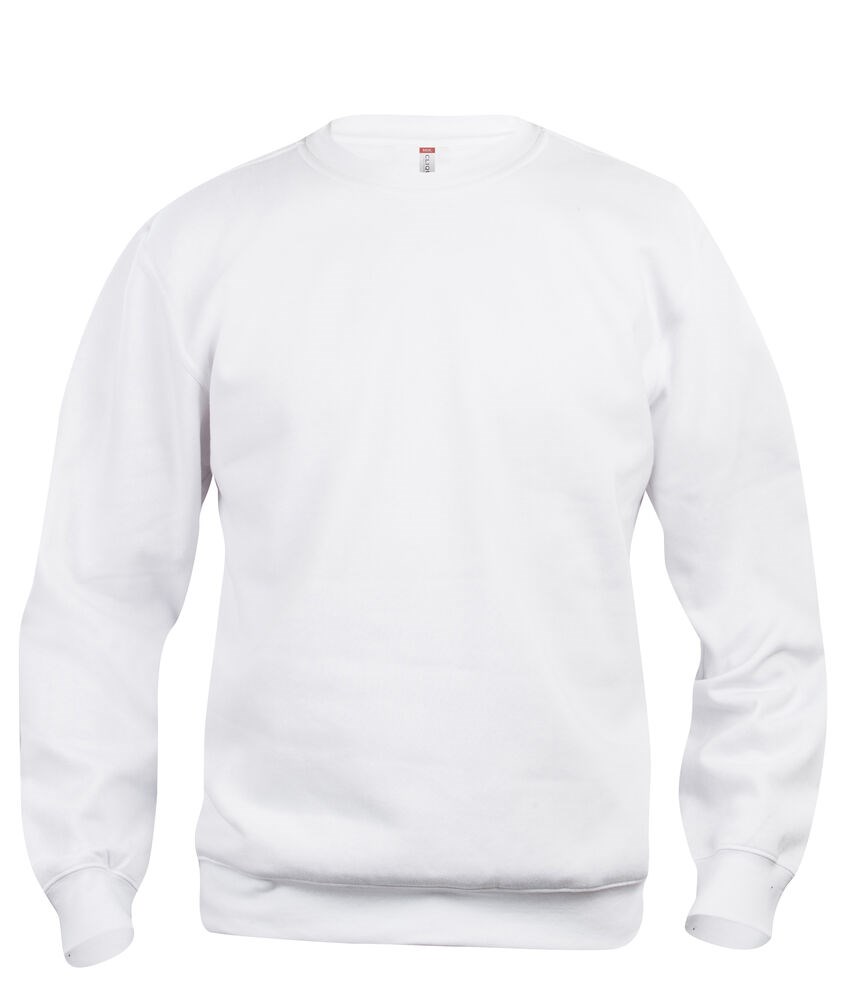 Clique - Basic Roundneck Wit 4XL