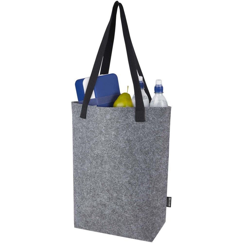 Felta draagtas van GRS gerecycled vilt met brede bodem 12 l