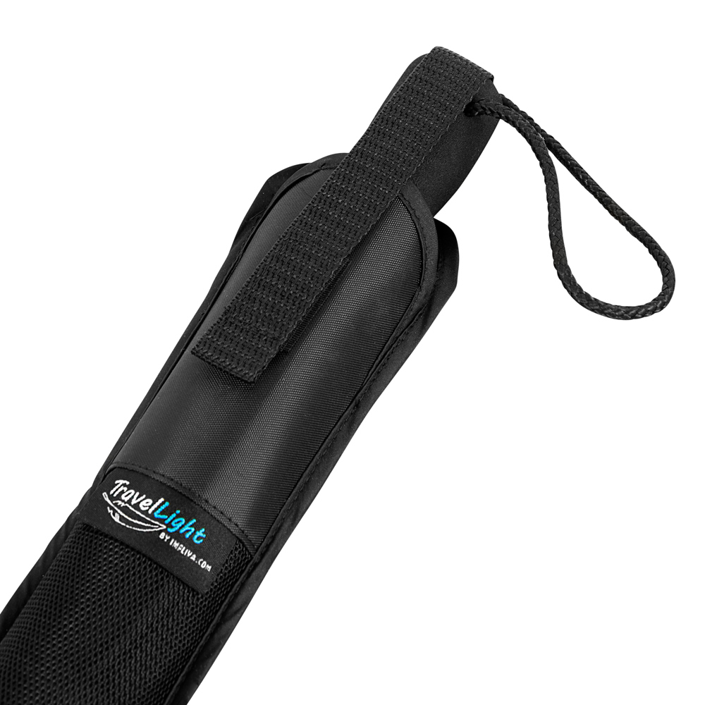 FALCONE - Extreem lichte reisparaplu - Handopening - Windproof - 100 cm - Blauw