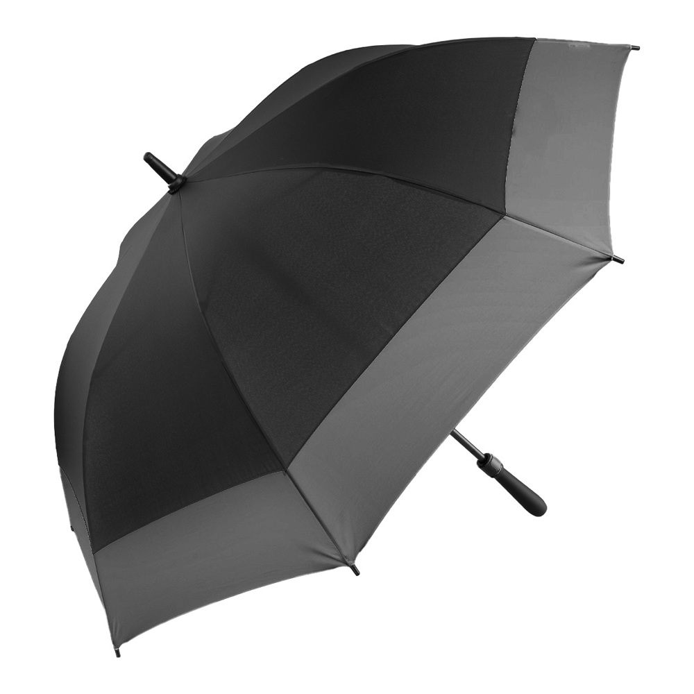 Gastenparasol KALIX - zwart/grijs