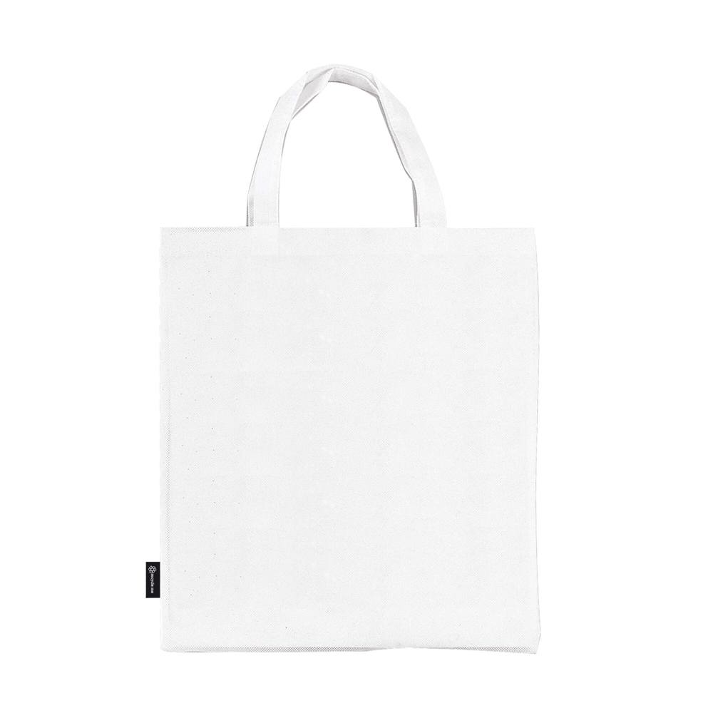 Draagtas non-woven wit 75g/m²