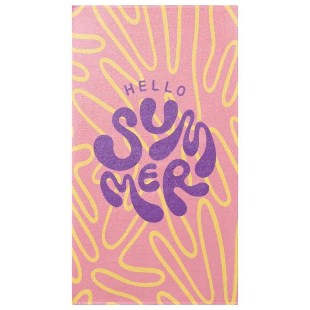 Sophie Muval sublimatie strandhanddoek 180x100 cm, 350 gr/m²