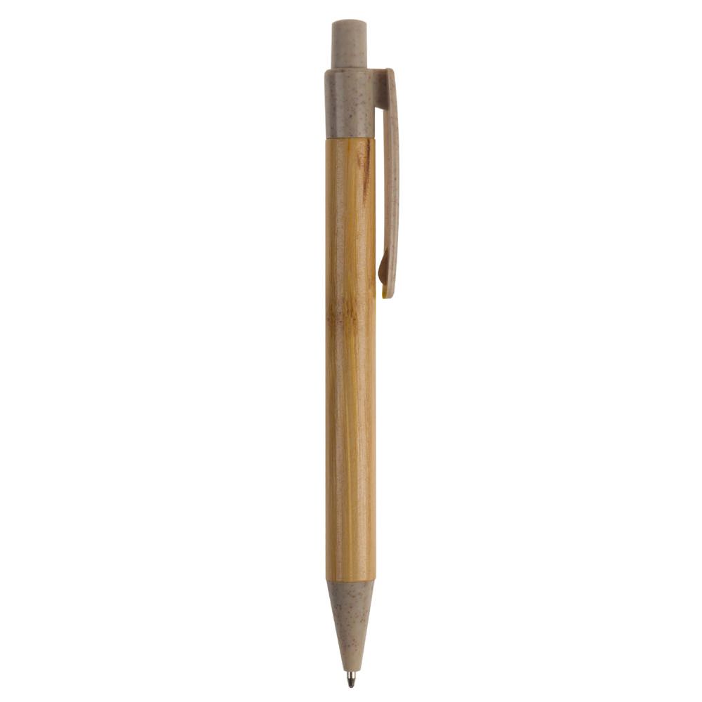 Ball pen bamboe met tarwestro