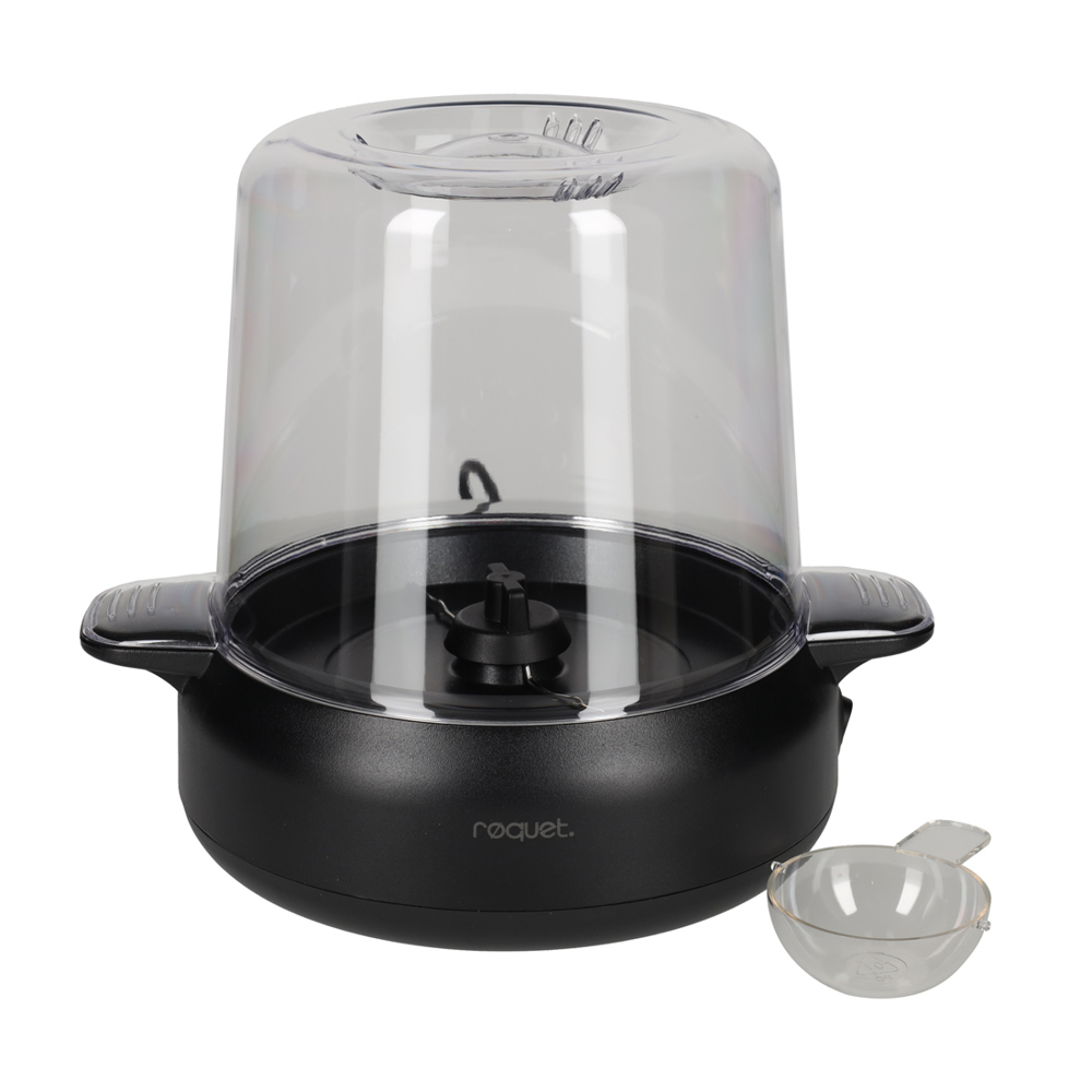 RØQUET Popcorn Maker Zwart