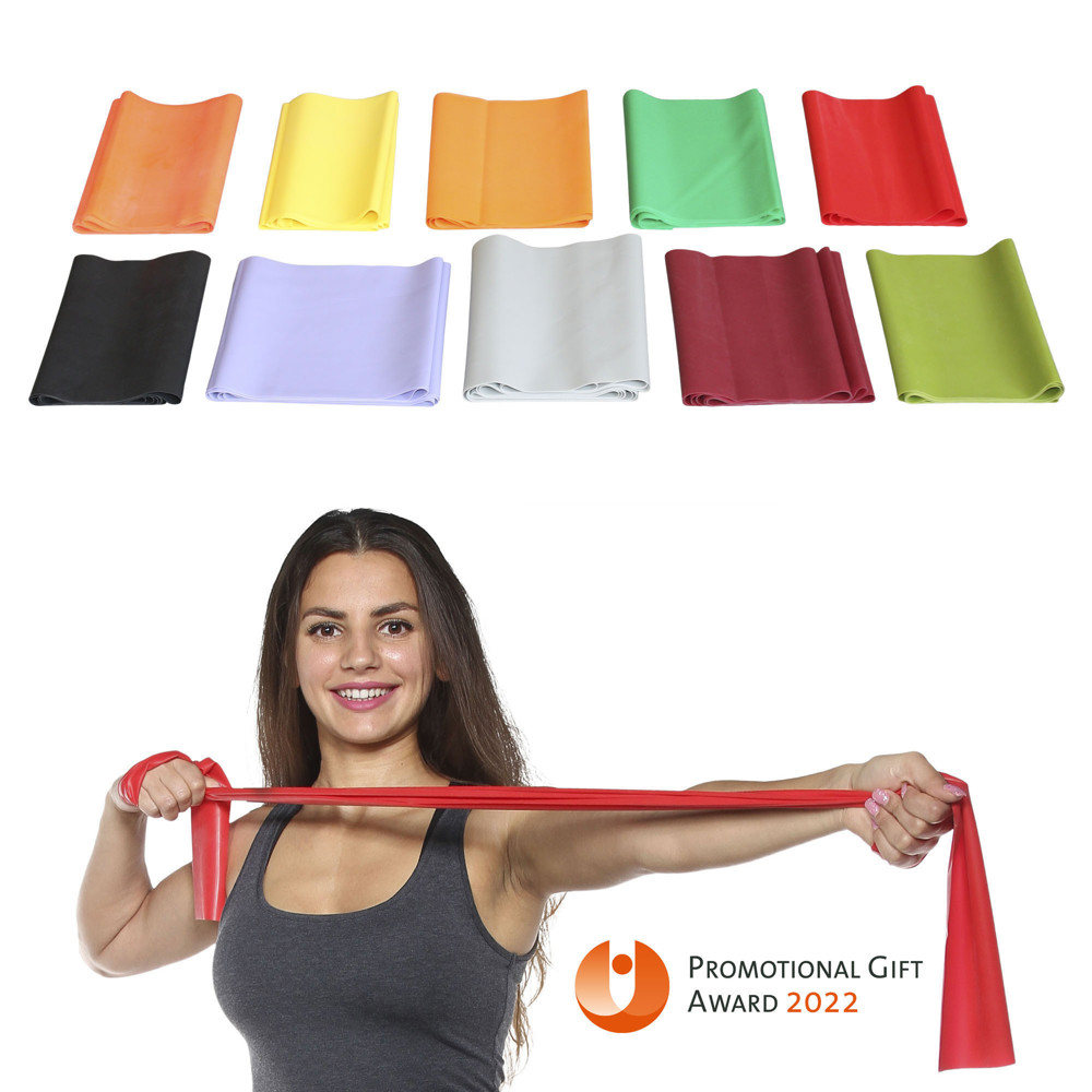 Fitnessband - volledig op maat - veganistisch & gemaakt van natuurlijk latex - vanaf 5.000 st.