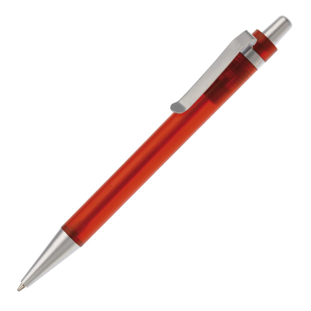 Balpen Antarctica metalen clip - Ecru / Rood