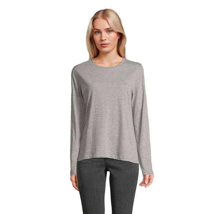 MONARCH WOMEN - MONARCH DAMES T-SHIRTS - Grijs Gemeleerd