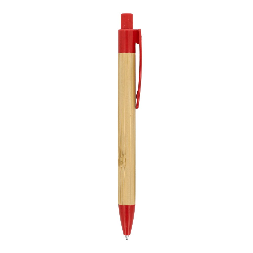 Ball pen bamboe met tarwestro