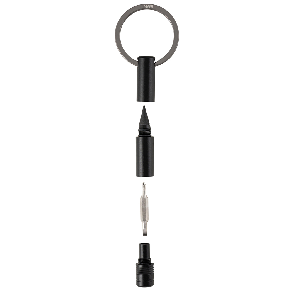 Sleutelhanger met eindeloze pen en schroevendraaier RE98-PORTO TOOL