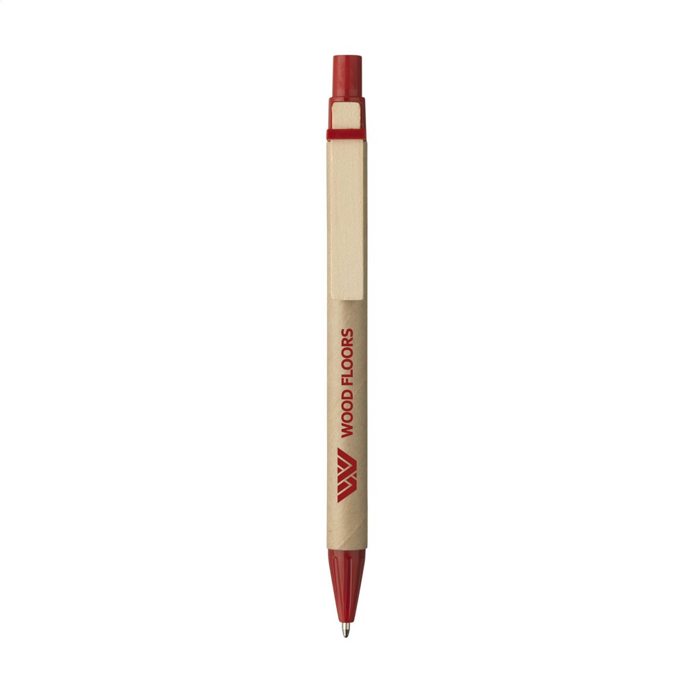 PaperWrite kartonnen pen - rood (± PMS 7627)