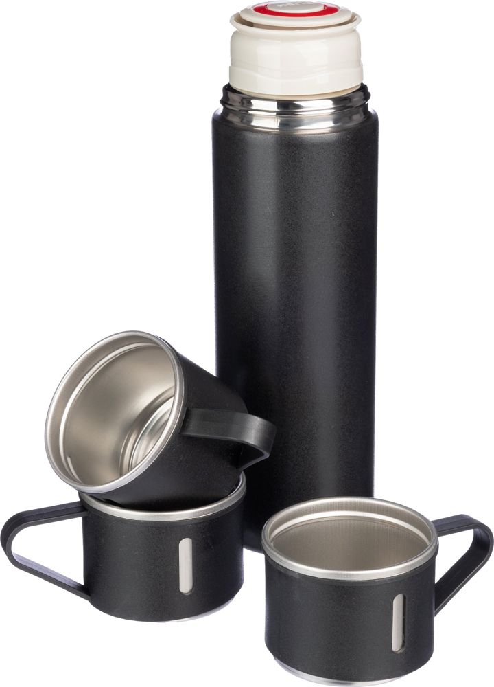 Thermosfles-set | Rvs | 420 ml + 2 bekers