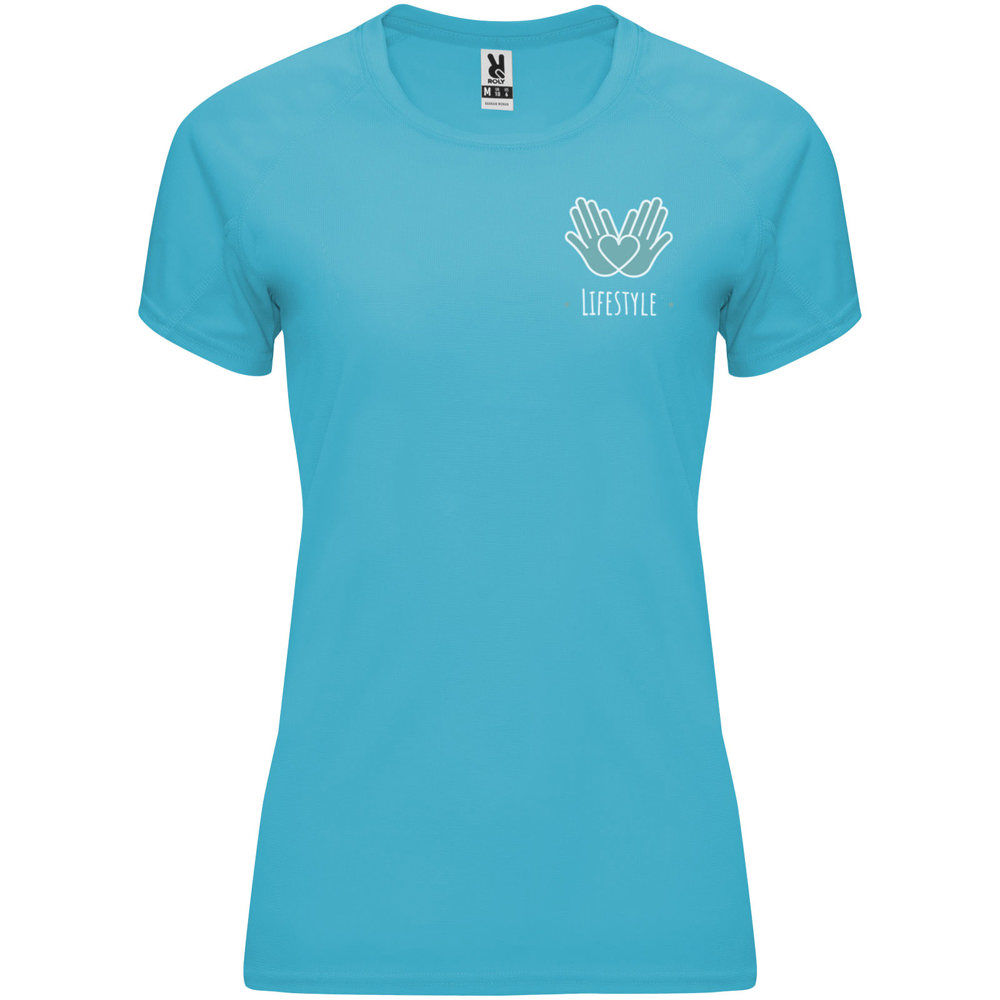Bahrain 135 g/m² sportshirt met korte mouwen voor dames