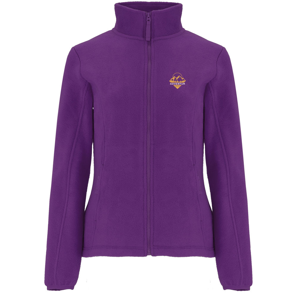Artic fleece damesjack met volledige rits