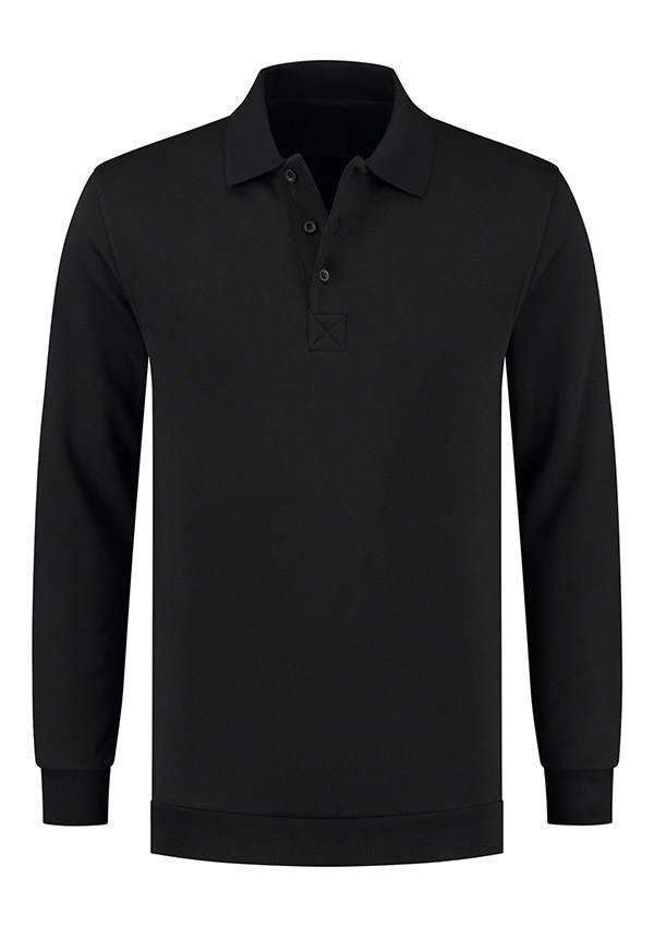 Lemon & Soda Workwear Uni Polosweater - Black