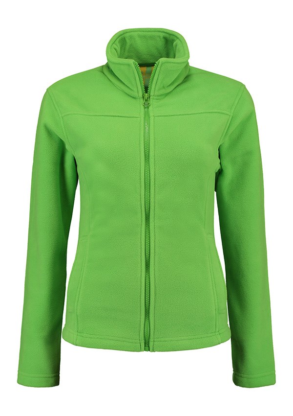 Lemon & Soda Polar Fleece Cardigan for her - 376c Lime
