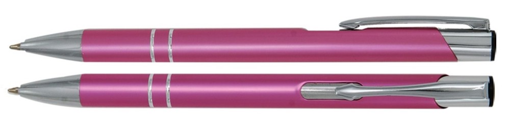 Aluminium balpen Marseille - Roze