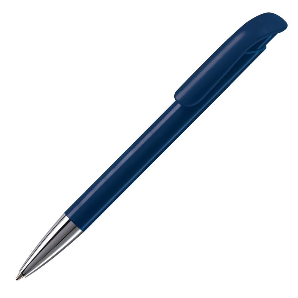 Balpen Atlas hardcolour metalen tip - donkerblauw