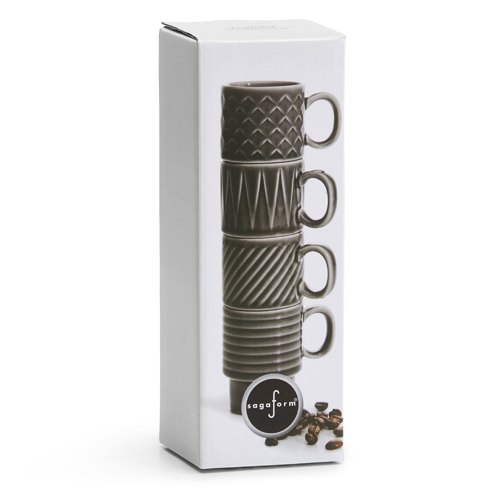 Sagaform Coffee &amp; More Espresso kopjes 4st. 100ml