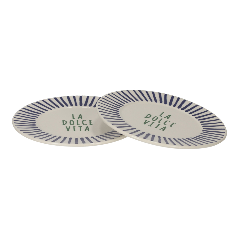JENS Living La Dolce Vita Bordjes - Blauw