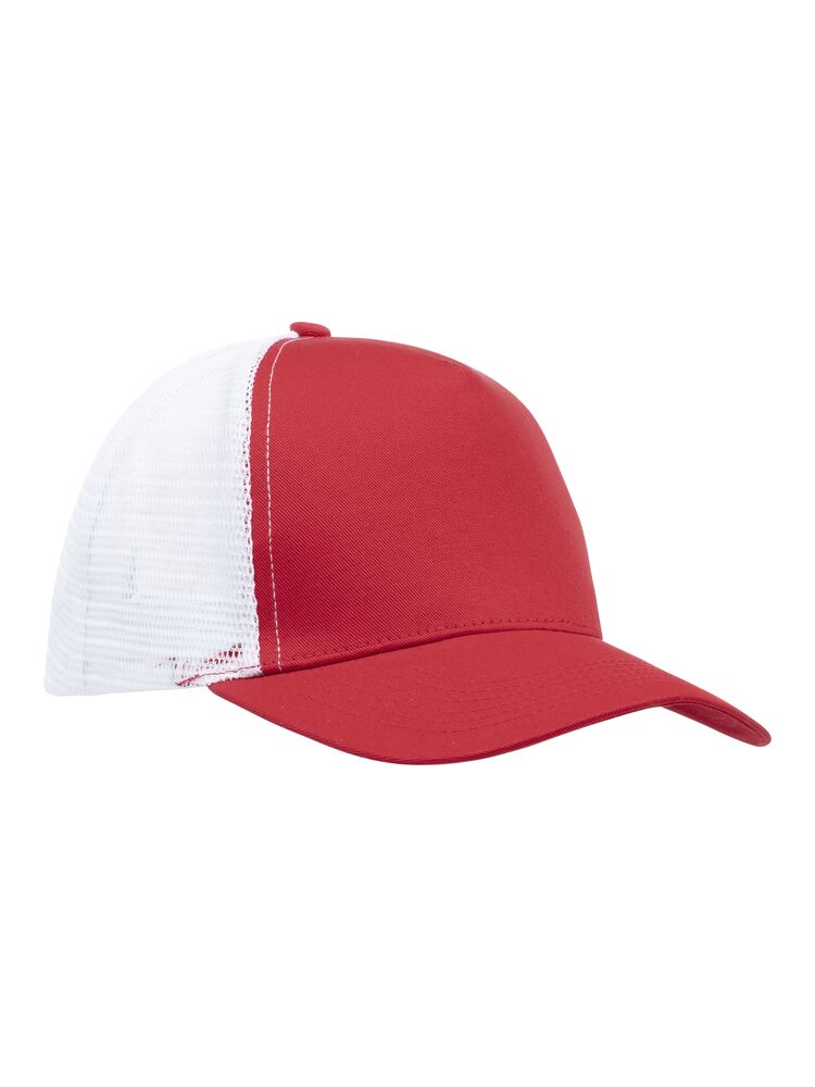 Clique - Trucker Cap Rood/Wit One size