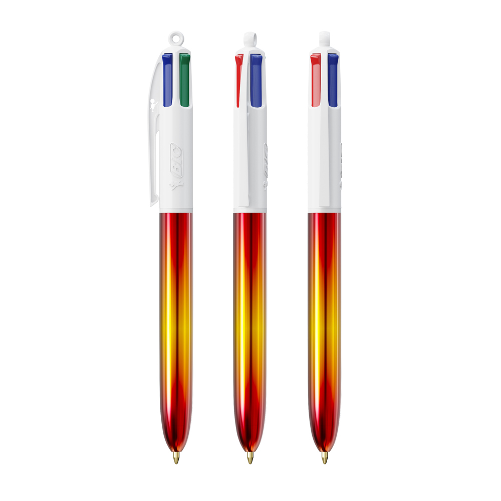 BIC® 4 Colours® Flags Collection - Rood - geel - rood