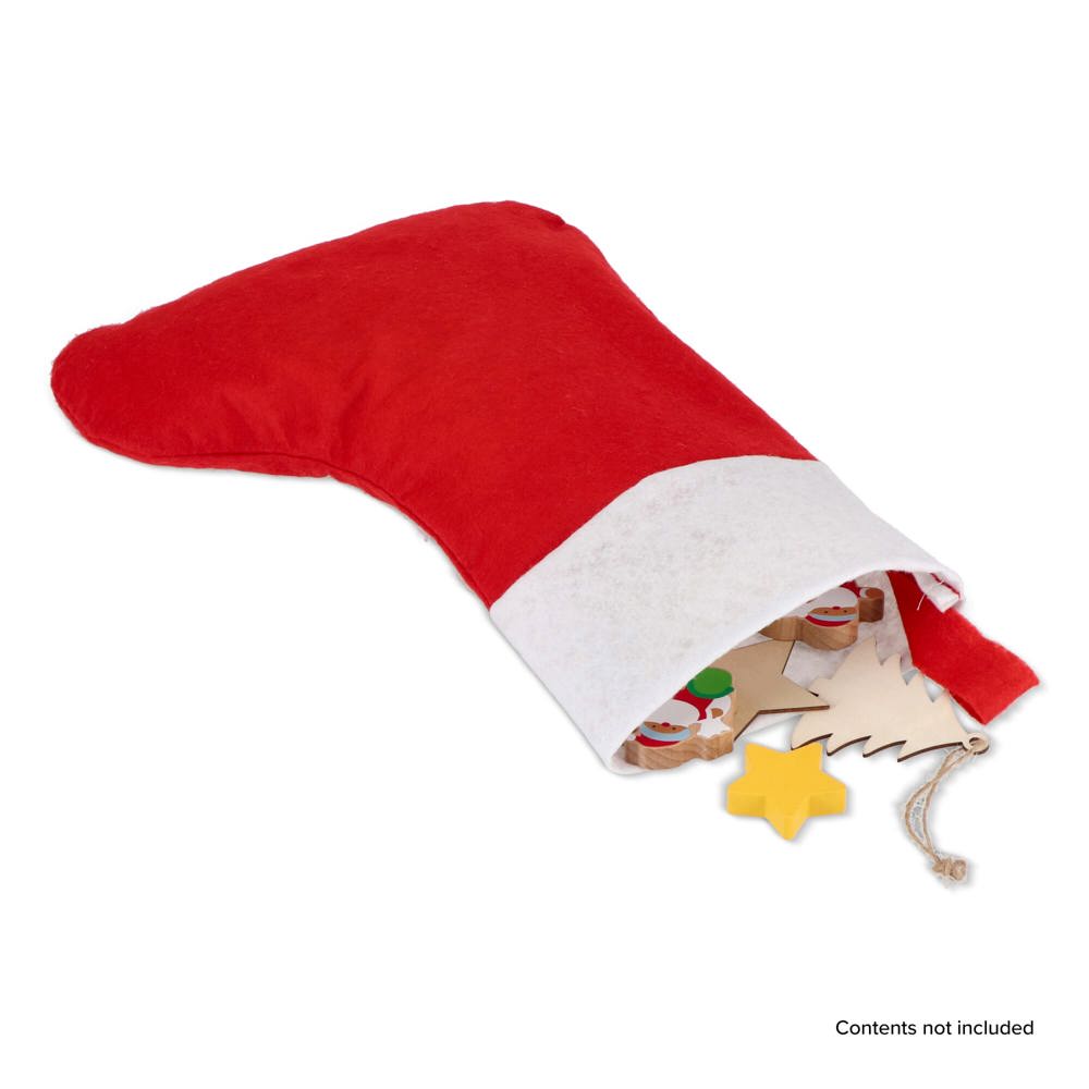 Vilten kerstsok 40 cm