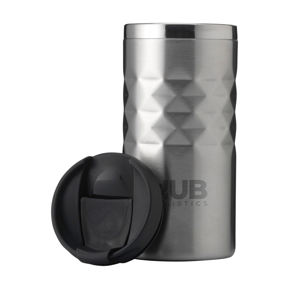 Geometric Mug RCS Recycled Steel 280 ml thermosbeker