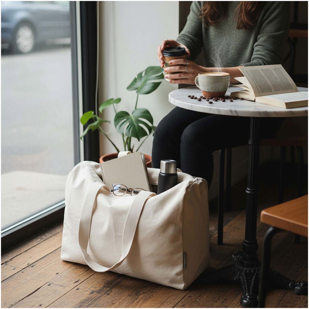 Citizen Green Combio organische katoenen reistas en pouch