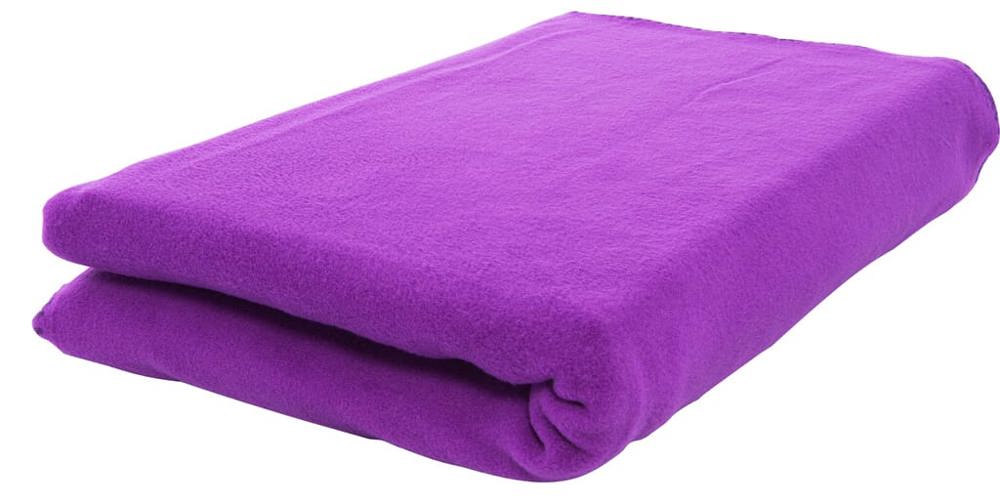 Fleeceplaid 150x120 cm, 250 gr/m² - Paars (PMS 268c) / Paars
