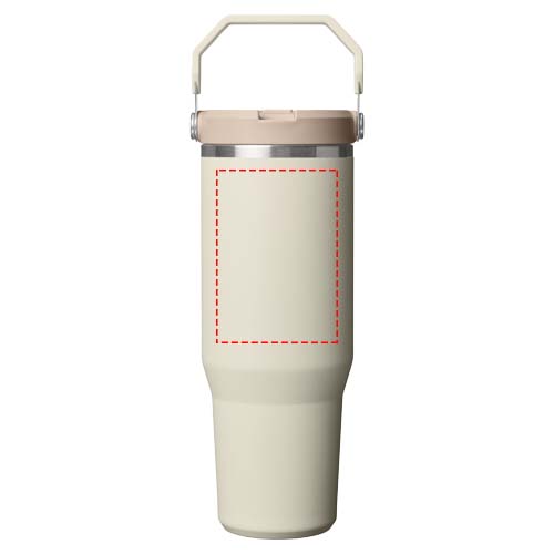 Stanley IceFlow™ 2.0 890 ml geïsoleerde roestvrijstalen beker met uitklapbaar rietje