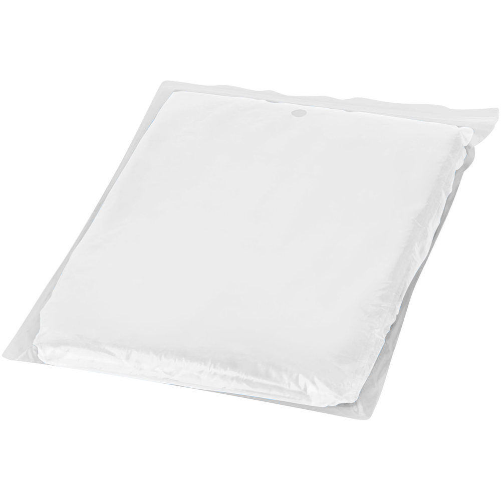 Ziva wegwerp regenponcho met opbergtasje