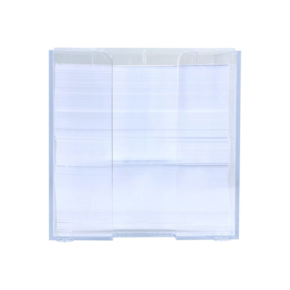 Papierkubus de luxe wit papier 10x10x10cm