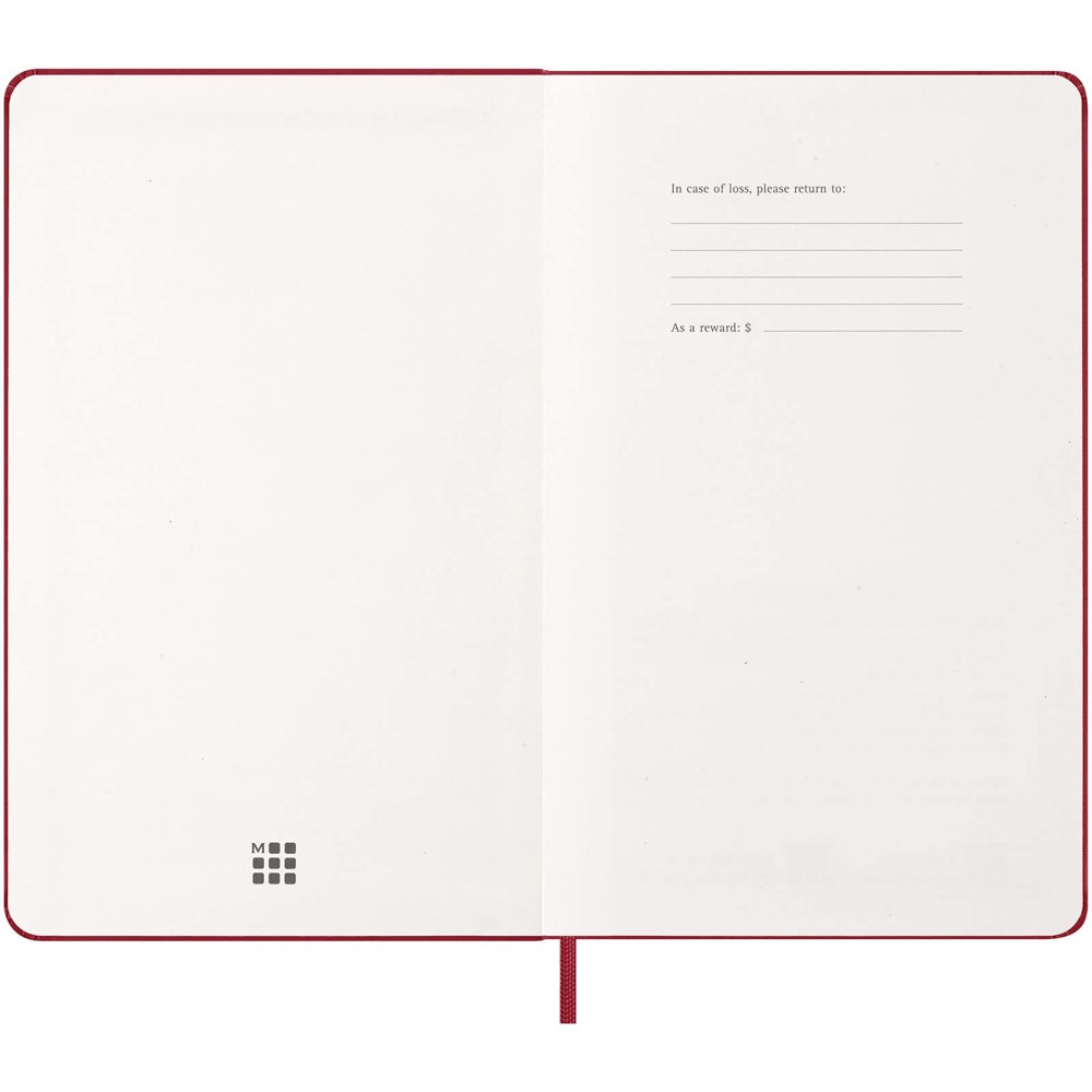 Moleskine week-agenda voor 12 maanden met harde kaft L