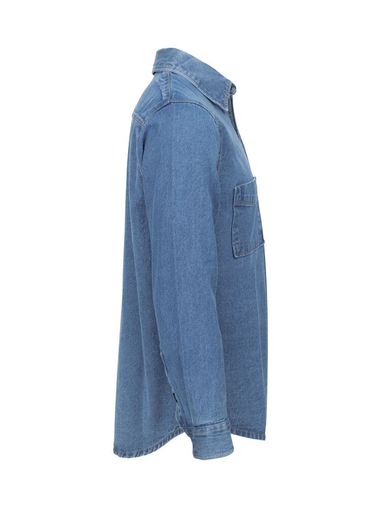 Clique - Overshirt Denim Blauw XS