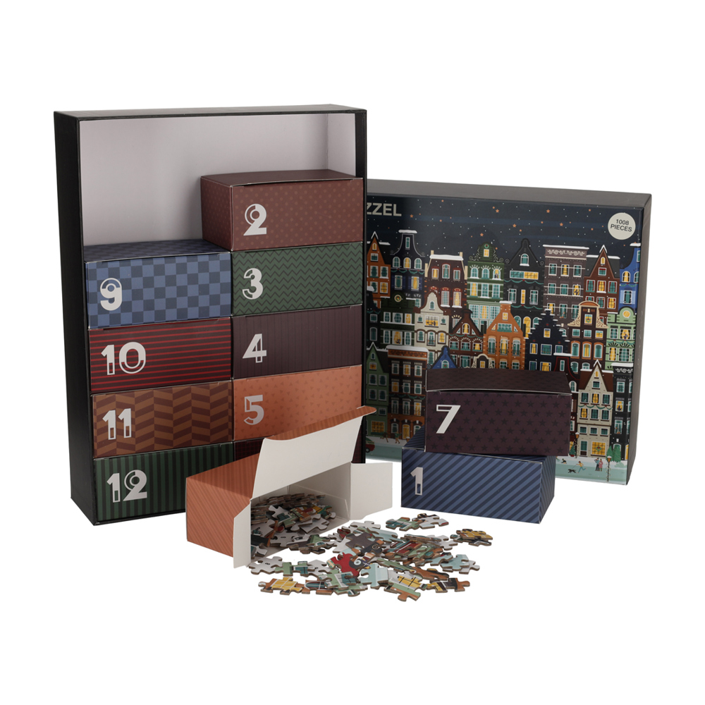 JENS Living Advent Puzzel Winter In De Stad