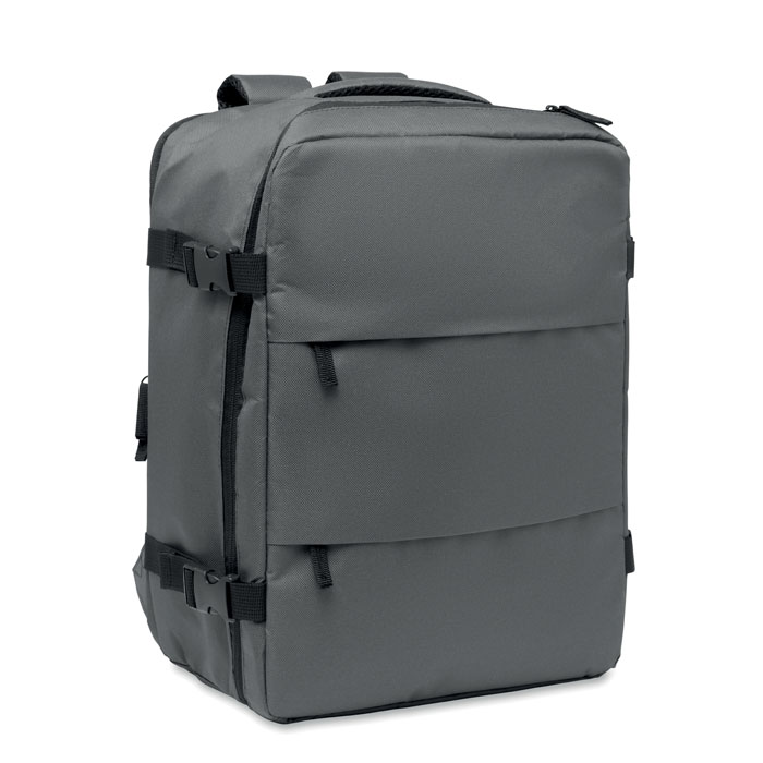 ASPEN - Uitschuifbare cabin rugzak 20L - Steengrijs