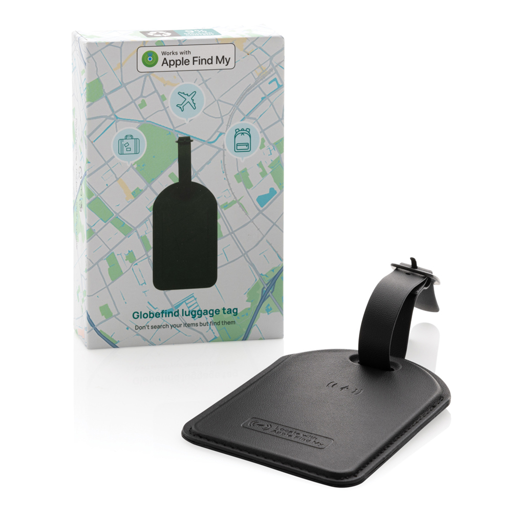 Globefind Dual RCS luggage tag met wereldwijd localiseren