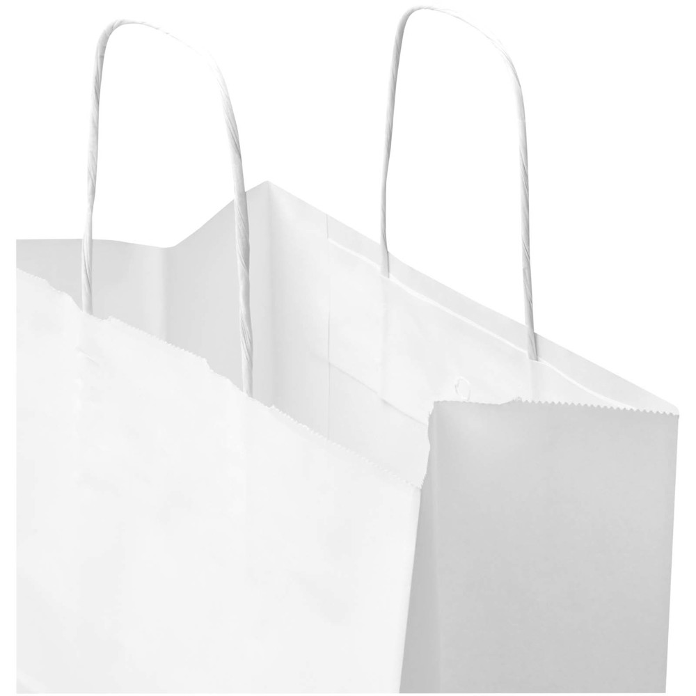 Kraft papieren tas 80–90 g/m² met gedraaide handvatten – 25 x 15 x 32 cm