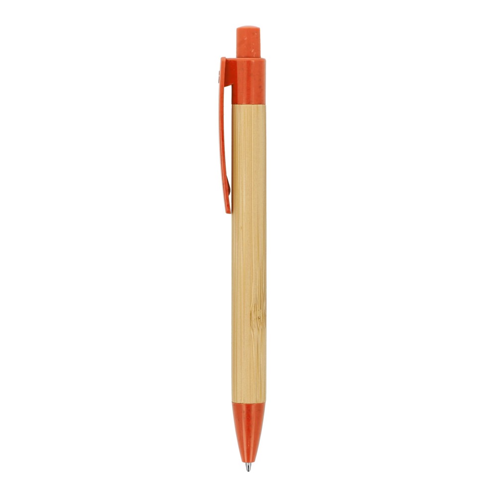 Ball pen bamboe met tarwestro