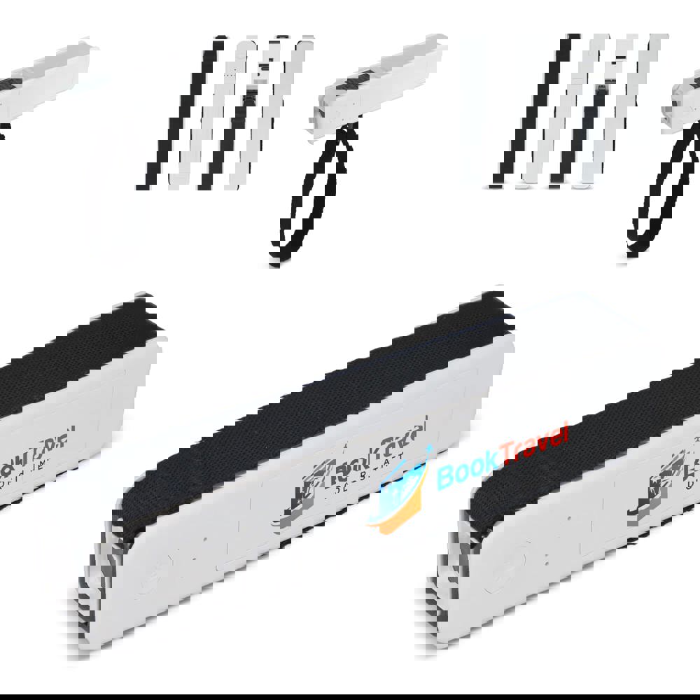 5-in-1 Travel Powerbank 2600 mAh - Bagageweegschaal - Zaklamp - Liniaal - Thermometer