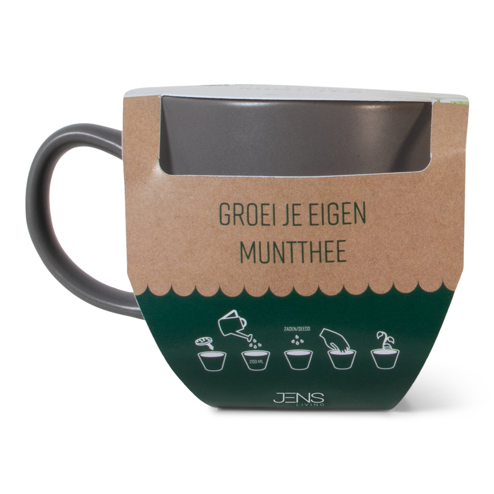 JENS Living Groei Je Eigen Muntthee Mok