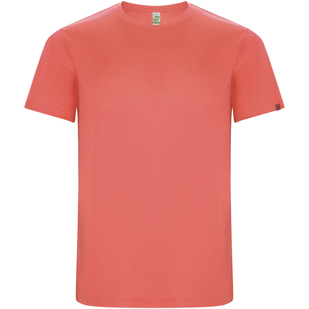 Imola 135 g/m² sportshirt met korte mouwen voor heren - Fluorkoraal