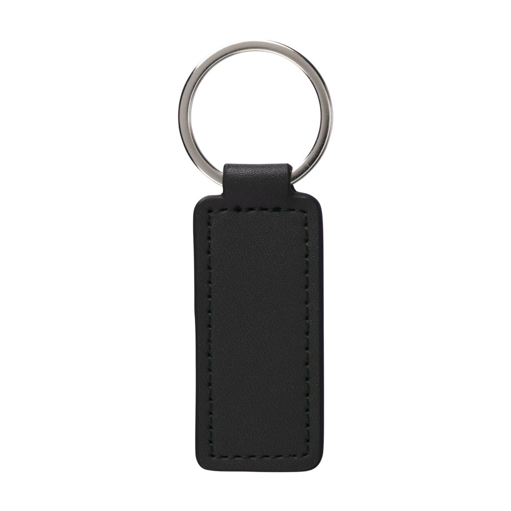 Sleutelhanger Sabrina | Appeleer en synthetisch leer - Zwart